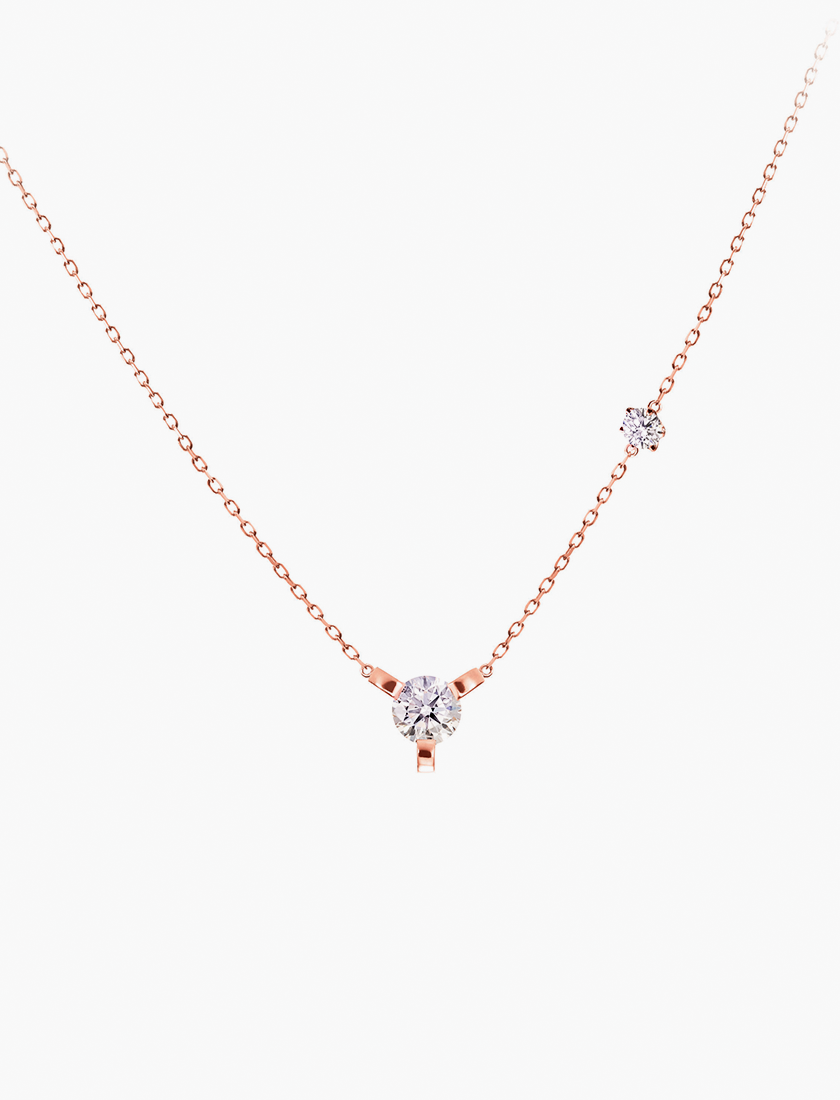 Instant of Love - Three Hearts Diamond Necklace
