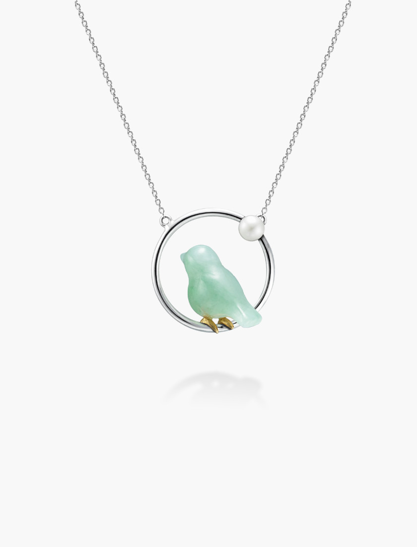 mini Bluebird with Pearl