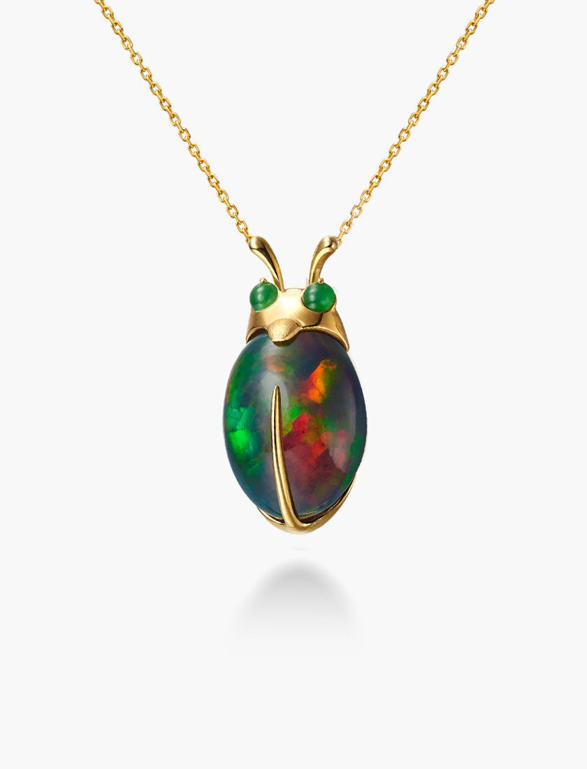 Elves in Shiao’s Garden - Opal Necklace
