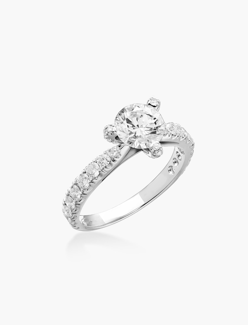 Instant of Love - Twinkling Diamond Ring with Sincerity