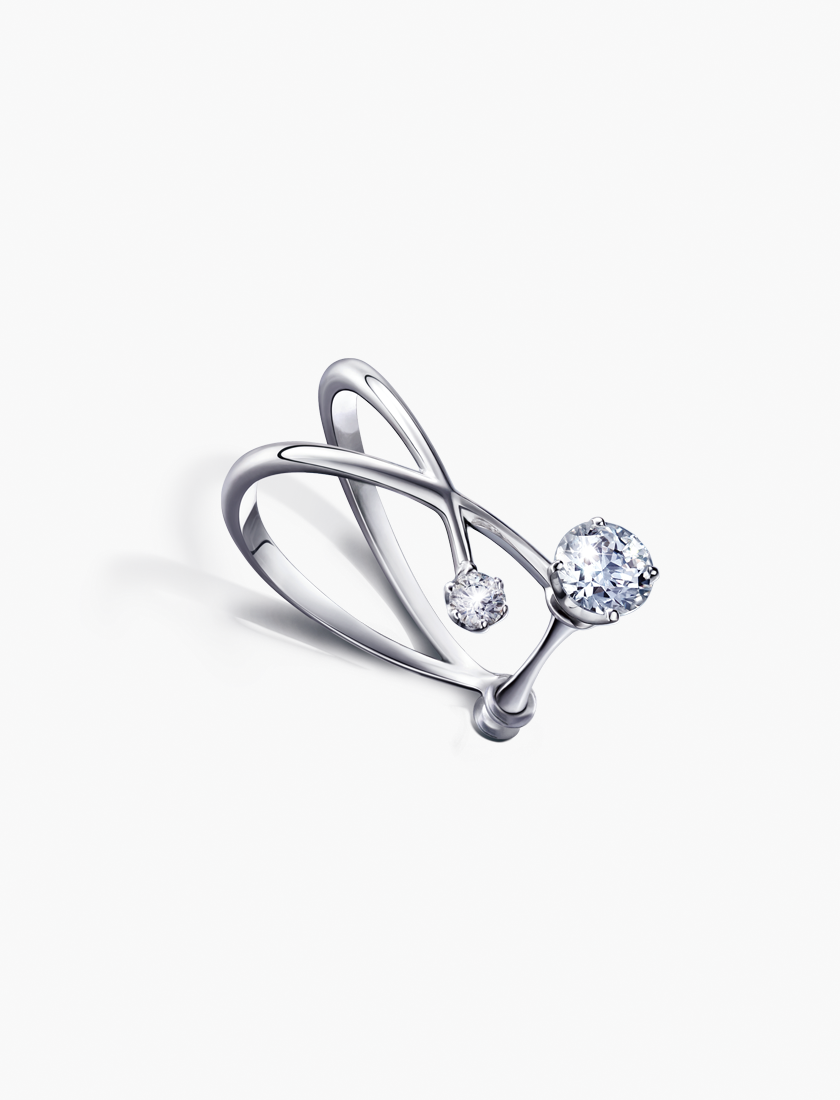 Gemini Diamond Ring